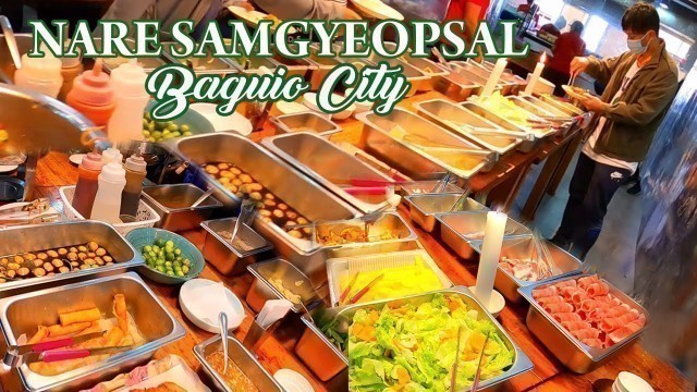 'EAT ALL YOU CAN | NARE SAMGYEOPSAL BUFFET | BAGUIO CITY | simplesar vlog'