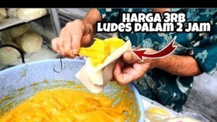 'VIRAL !!! 2 JAM LUDES HARGANYA CUMA 3RB - ROTI KUKUS SRIKAYA - INDONESIAN STREET FOOD'