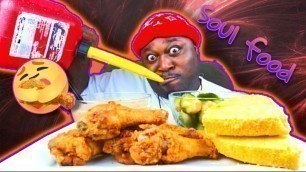 'Fried Chicken Soul Food MUKBANG | Eating Show | 먹방 먹방 쇼'