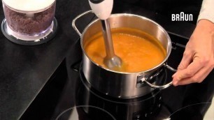 'Beef, potato and carrot puree How-to baby recipe video with Braun Multiquick'