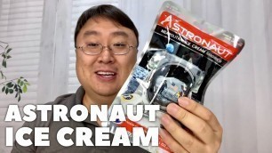 'Freeze Dried Neapolitan Ice Cream Sandwich Astronaut Foods Review'