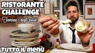 '200 € RISTORANTE challenge - TUTTO IL MENÚ - (10000 calorie) Cheat Day - MAN VS FOOD'