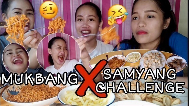 '#MUKBANG #SAMYANG MUKBANG X SAMYANG Challenge | Street Foods Kikiam and Fishball |Elsa\'s Vlog'