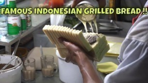 'Indonesian Toast Roti Bakar Bandung | Indonesian Street Food'