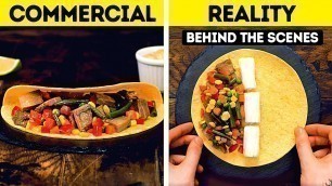 '30 TRICKS USED IN FOOD COMMERCIALS REVEALED'