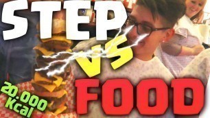 'ST3P VS FOOD - IL PANINO CON 8 HAMBURGER, 2O.OOO Kcal!! GUINNESS WORLD RECORD!! w/MATES'