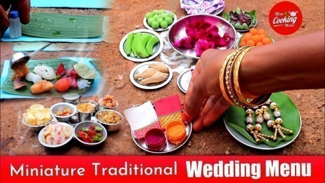 'Wedding Menu | Miniature Wedding Food | Tiny Food Cooking | Miniature Marriage Cooking |Tiny wedding'