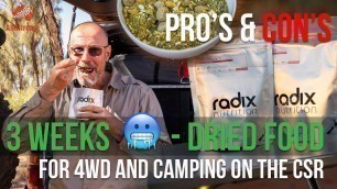 'Freeze Dried Food for Camping & 4WD Review - Can I survive & thrive on it?'