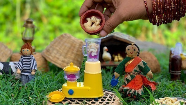 'Mini Kaju Katli | काजू कतली |  Miniature Cooking | Kids Stories | The Tiny Foods - Hindi'