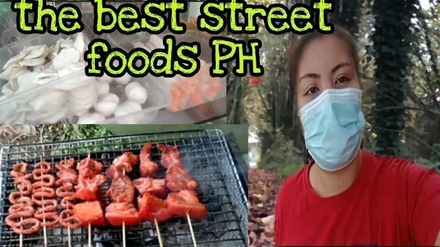 'Bbq kwek-kwek fishball kikiam food trip|STREET FOOD IN THE PHILIPPINES'