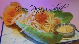 'EATS Calgary, Hidden Gems:  Green Papaya Salad at White Elephant Cuisine'