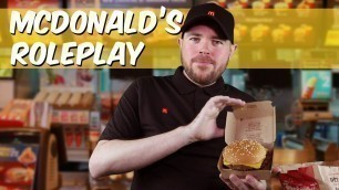 'ASMR McDonald\'s Cashier Roleplay - Takes Your Order then EATS YOUR FOOD!!'