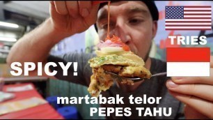 'AMERICAN eats INDONESIAN STREET FOOD in JAKARTA!! (First Reaction)'