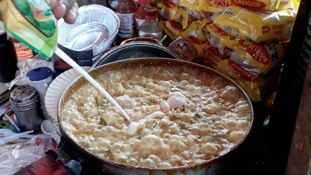 'KING of CHEESY MAGGI Noodles | Cheese Mayonnaise INSTANT NOODLES | Indian Street Food'