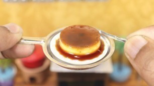 'Miniature Caramel Pudding I Miniature real cooking with MDC'