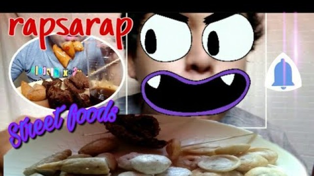 'Street Foods |MUKBANG ( Kikiam Fishballs Squidballs Fried Liver + Tortang Talong'