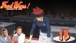 'SOMA IN TROUBLE?! Food Wars! Shokugeki No Soma - Episode 13 | Reaction'