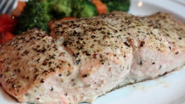 'Baked Lemon Pepper Salmon Recipe - How to Bake Salmon'