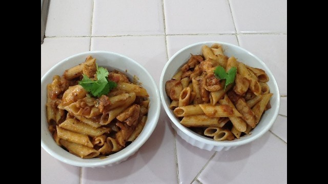 'Chicken Pasta in Tamil-How to make chicken pasta'