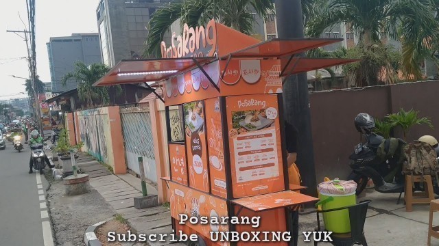 'POSARANG MAKANAN KOREA JALANAN - ASMR INDONESIAN STREET FOOD'