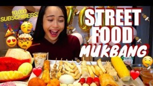 'FILIPINO STREET FOOD MUKBANG | Balut, Taho, Kwek Kwek, Fishball, Kikiam, etc!'