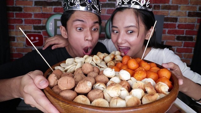 '[Mukbang] Fish Ball, Kwek Kwek, Chicken Balls, Squid Balls, Kikiam'