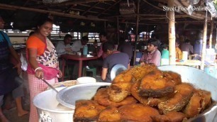 'Rice Fish Curry Snacks Complete Kolkata Street Food | Food Lovers Must Try It | Street Food Online'