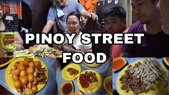 'Pinoy Street Food Mukbang ( isaw, kikiam,balut,kalamares, kwek-kwek)'