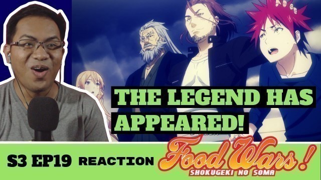 'Shokugeki No Soma Season 3 Episode 19 [REACTION] \"Declaration of War\"'