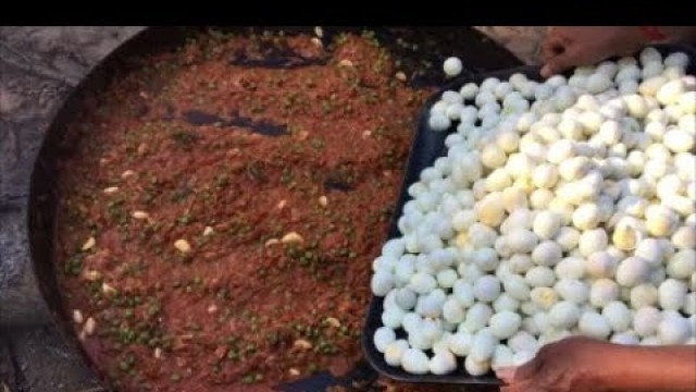 'Cooking 500 Quail Eggs in Our Village - Quail Egg Gravy - Our Village Our Food'