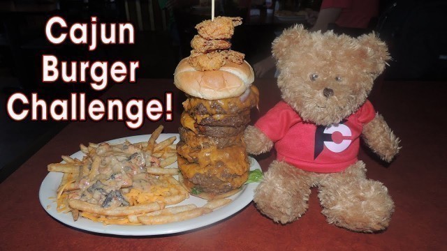 'Cajun Cannon Burger Challenge in New Orleans!!'