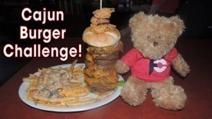 'Cajun Cannon Burger Challenge in New Orleans!!'