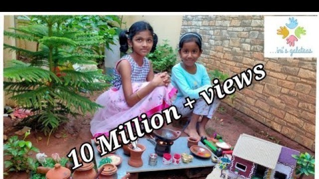 'Real miniature cooking Part-12|kids cooking in their outdoor miniature kitchen|potato cheese balls'