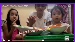 'Vlog3: Mukbang Eating: Street Food!! Kwek kwek, Kikiam and Chicken Balls!!!'