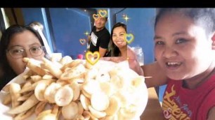 'Eating Fishball and Kikiam with shout out to our youtuber friends/maria and panda'