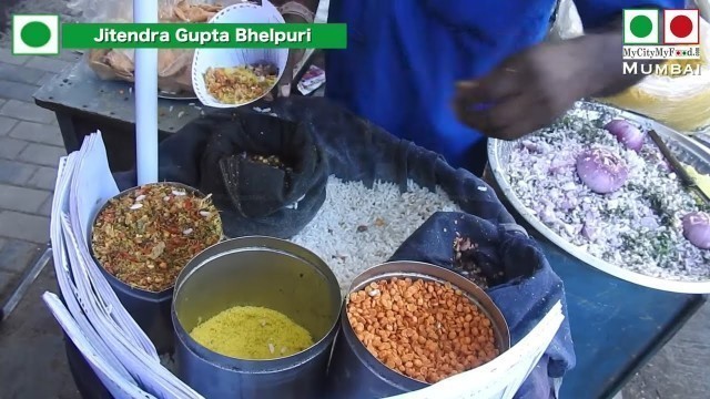 'Street Food |  Mumbai Bhelpuri | Bhel, Bhel Puri | Indian Street Food'