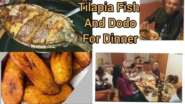 'Frying Tilapia Fish and Ripe Plantain for Christmas |Nigerian Food'