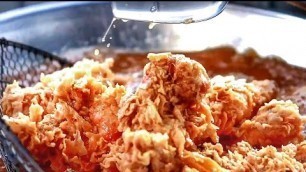 'Super Crispy Fried chicken Indonesian Street Food - BEST Street Food in Indonesia, Bali'