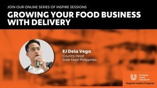 'Growing Your Food Business With Delivery | UFS PH'