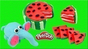 'Creative Fun for Kids! DIY Elephant Eating Watermelon with Play Doh'