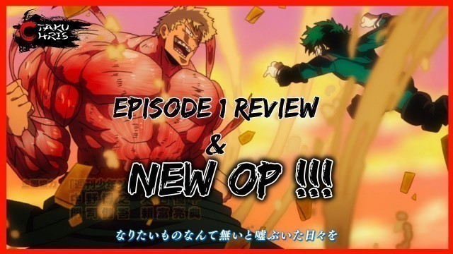 'OMG THAT NEW OPENING THO!! | My hero academia season 3 episode 1 REVIEW | ALL EYES ON IZUKU'