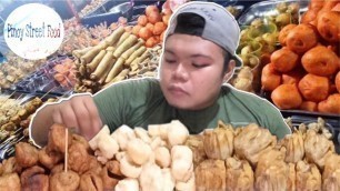 'Filipino Street Food MUKBANG | Kikiam,Siomai at Squid ball | Jon DebLois'