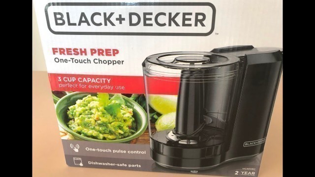 'Unboxing Black+Decker Food Processor: One Touch Chopper'