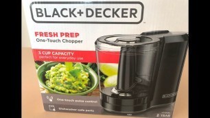 'Unboxing Black+Decker Food Processor: One Touch Chopper'