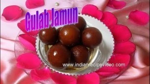 'Gulab Jamun Recipe Video - Indian Recipes by Bhavna'