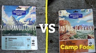 'Which is Better Freeze Dried? Curry or Pad Thai? Backpacker\'s Pantry Review'