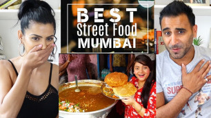 'MUMBAI STREET FOOD | Best Indian Street Food | REACTION!!!'