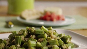 'How to Make Indian-Style Okra | Vegetarian Recipes | Allrecipes.com'