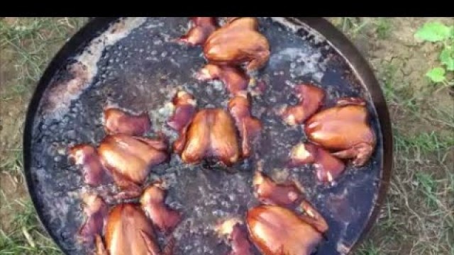 'Epic Chicken Recipe - Soy Sauce Fried Chicken with Green Vegetables'