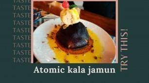 'Atomic kala jamun|#delhistreetfood#foodvlog#mumbaisteetfood#jamun#streetfood#choco#short#lava#mumbai'